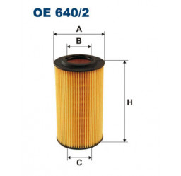 Filtr oleju OE640/2 MANHU718/5X