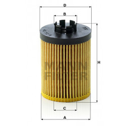 Filtr oleju OE648 MANHU712/8X