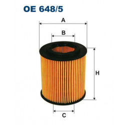 Filtr oleju OE648/5 filtron