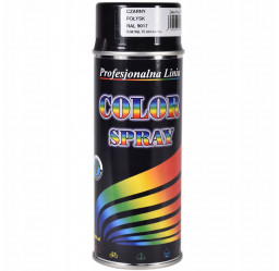 Lakier spray czarny połysk 9017 400ML