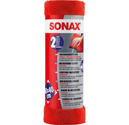 Sonax mikrofibra czerwona 40X40 2PACK