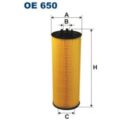 Filtr oleju OE650 MANHU842X