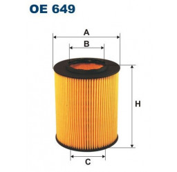 Filtr oleju OE649 filtron