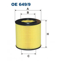 Filtr oleju OE649/3 filtron