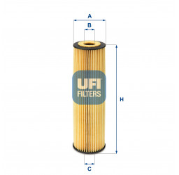 Filtr oleju OE640/8 UFI25.050.00