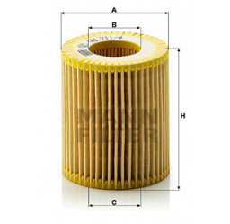 Filtr oleju OE648/5 HU711/4X